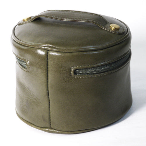 OLD Gucci 丸形バニティーバッグ（カーキ）