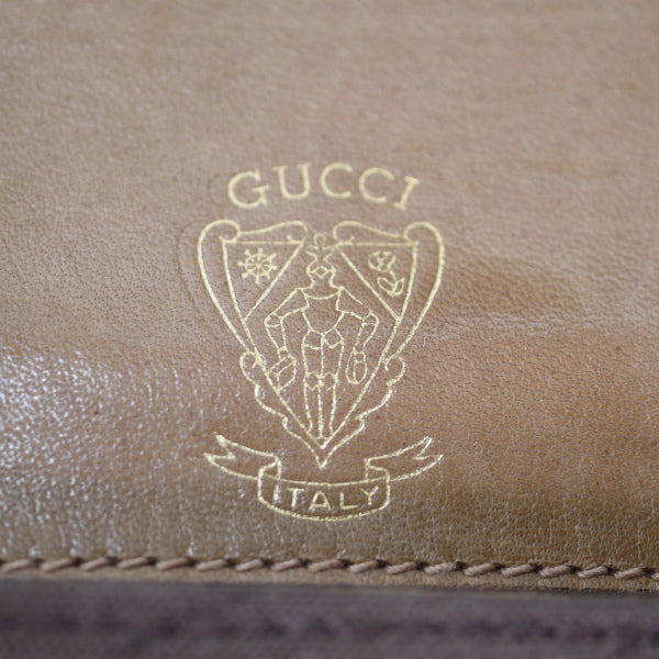 OLD Gucci　70s!激レア！ビット柄ショルダー（茶）
