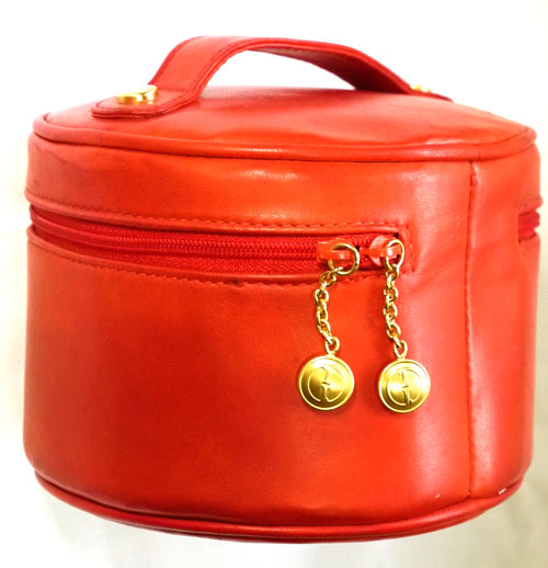 OLD Gucci 丸形バニティーバッグ（赤）