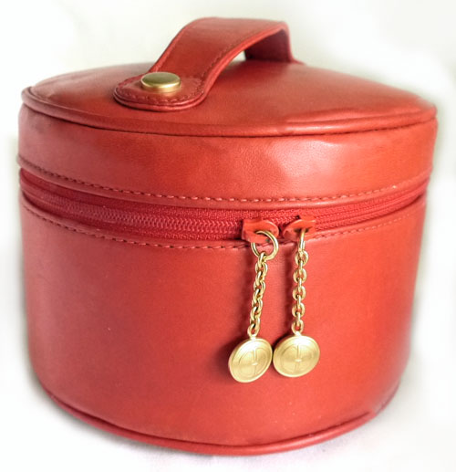 OLD Gucci 丸形バニティーバッグ（赤）