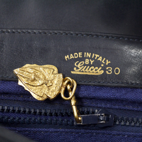 OLD Gucci ホースビット金具ワンショルダー（青）