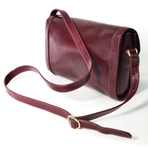 OLD Gucci　レトロ斜めがけショルダー（ボルドー）