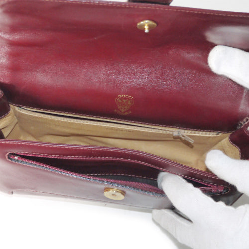 OLD Gucci　レトロ斜めがけショルダー（ボルドー）