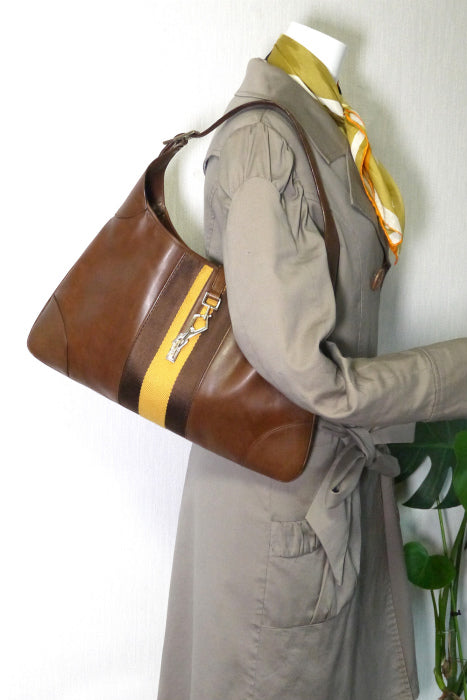 Gucci 　ニュージャッキーワンショルダー（茶）