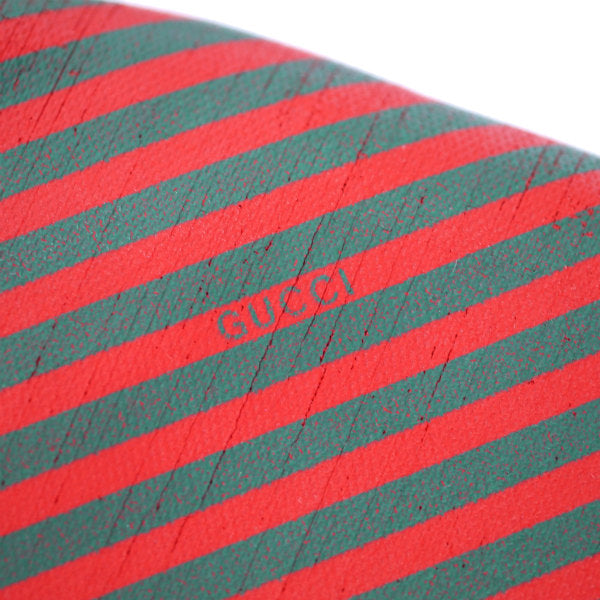 OLD Gucci Rigateラインポーチ（赤緑）