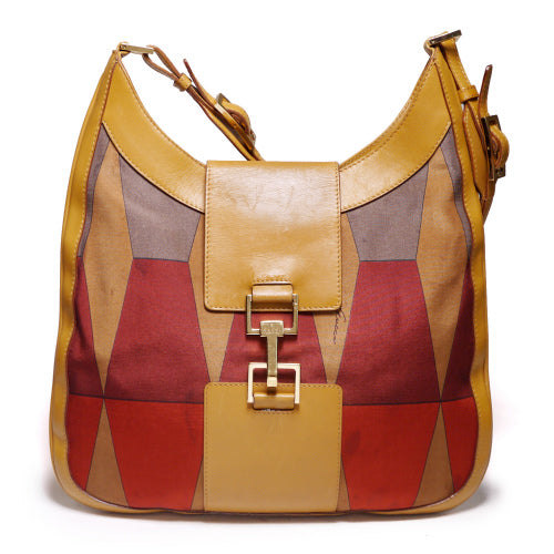 Gucci 　newジャッキースカーフショルダー（キャメル）