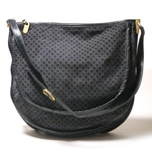 OLD Gucci 70ｓスクエアGG大ショルダー（青スエード）