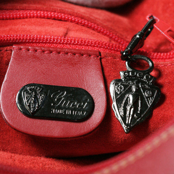 OLD Gucci 赤　大型ショルダー