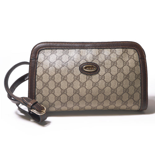 OLD Gucci ７０s筆記体金具ショルダ−（茶）