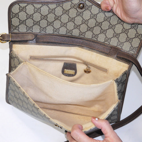 OLD Gucci 　３Wayクラッチショルダー（茶）