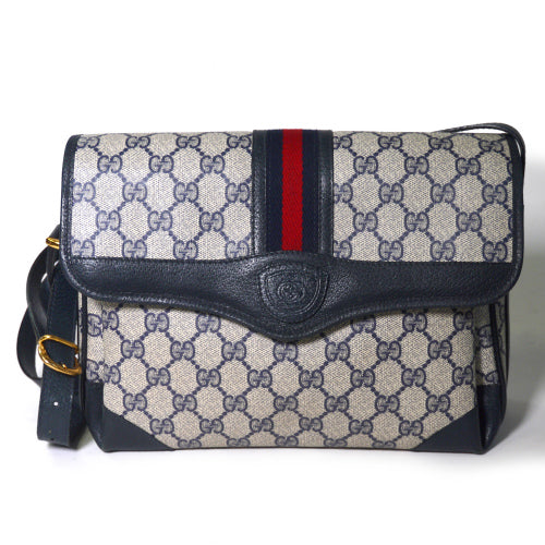 OLD Gucci　3層ショルダー（青）