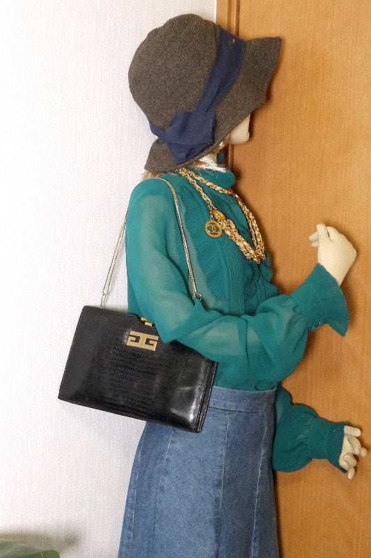 OLD Gucci アルゼンチン製！ショルダー（黒）