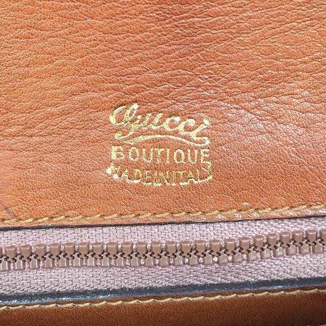 OLD Gucci  流れ星ＧＧ柄2WAYショルダー（茶）