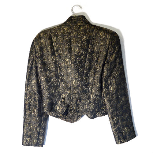 OLD Gucci ローズ柄ジャケット