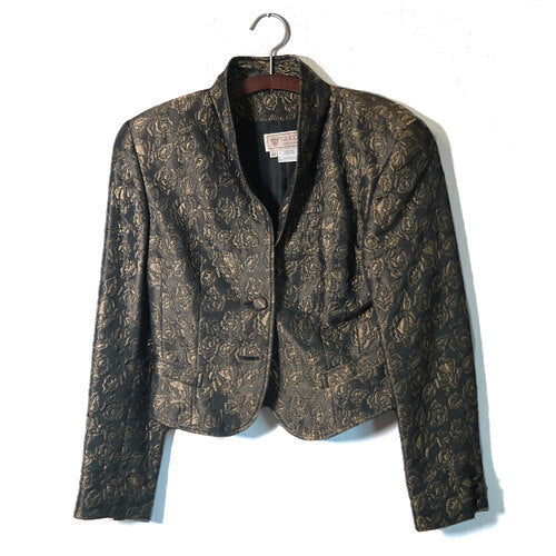 OLD Gucci ローズ柄ジャケット