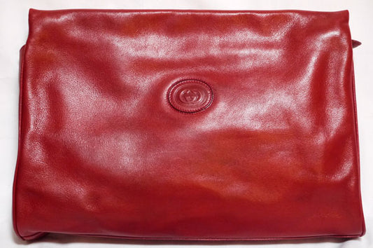 OLD Gucci 赤クラッチバック