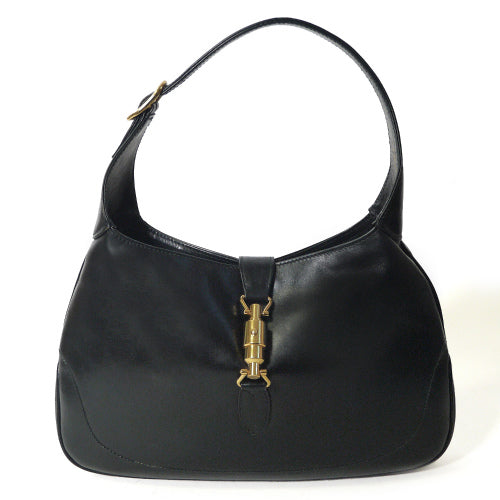 OLD Gucci ジャッキーワンショルダー（総皮・黒）