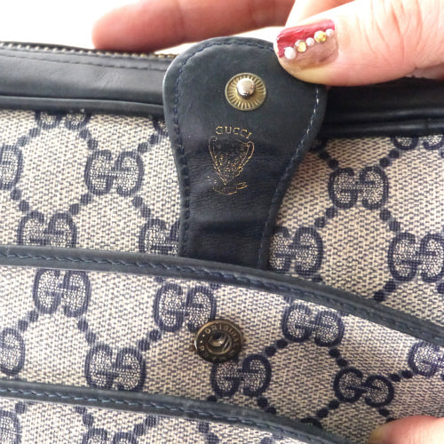 OLD Gucci　ＧＧ金具ワンショルダー（青）