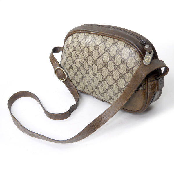 OLD Gucci　GG柄UFOショルダー（茶）