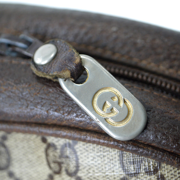OLD Gucci　GG柄UFOショルダー（茶）