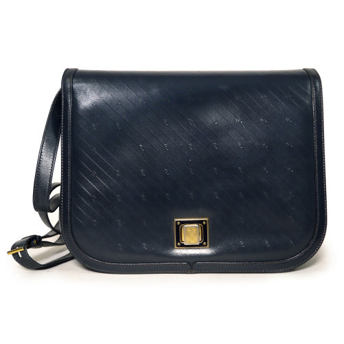 OLD Gucci  ７０sマイクロ流れ星斜めがけショルダー(紺)