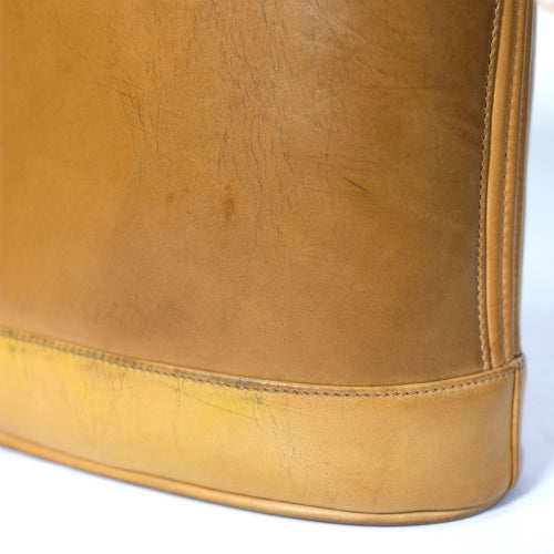 OLD Gucci 70s総革バケツショルダー（キャメル）