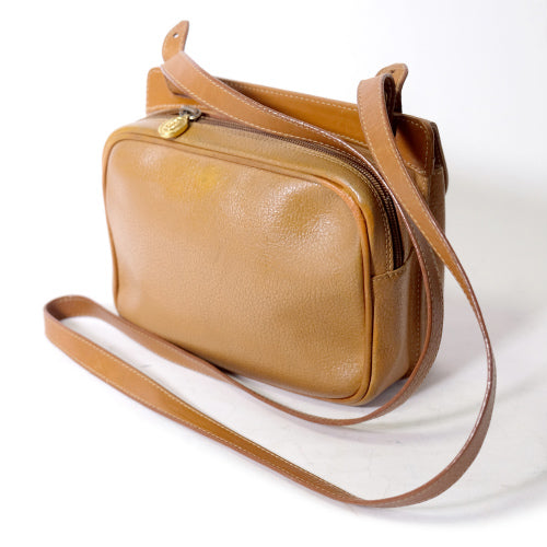 OLD Gucci<訳あり>総皮ポシェット（キャメル）