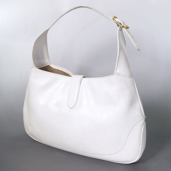 OLD Gucci ジャッキーハンドバッグ（白/総革）