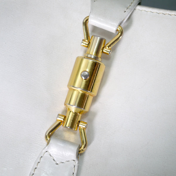OLD Gucci ジャッキーハンドバッグ（白/総革）