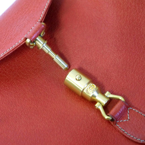 OLD Gucci ジャッキーハンドバッグ ピグスキン（赤）