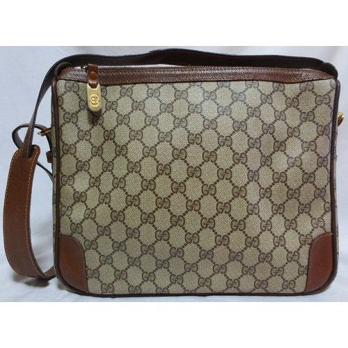 OLD Gucci　スクエア型ショルダー（茶）