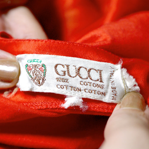 OLD Gucci 80ｓ半袖カットソー(赤)