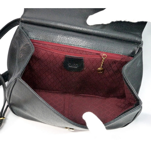 OLD Gucci  ピグスキン斜めがけショルダー（黒）