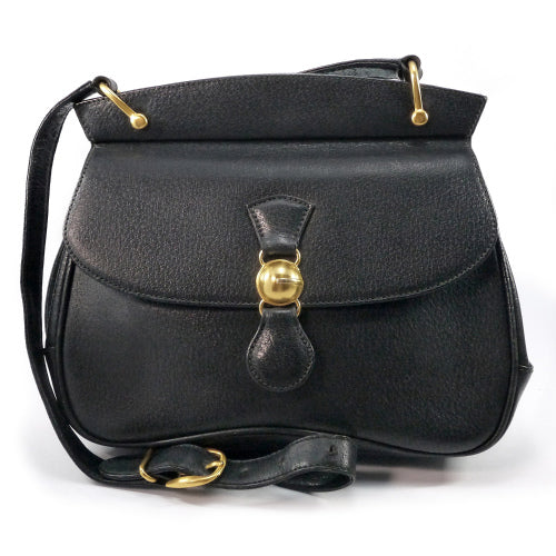 OLD Gucci  ピグスキン斜めがけショルダー（黒）