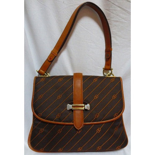 OLD Gucci７０ｓ茶マイクロCG２Wayショルダー