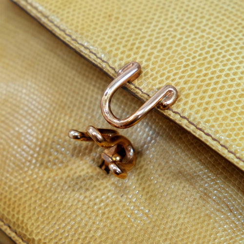 OLD Gucci 60s最古品！リザードハンドバッグ