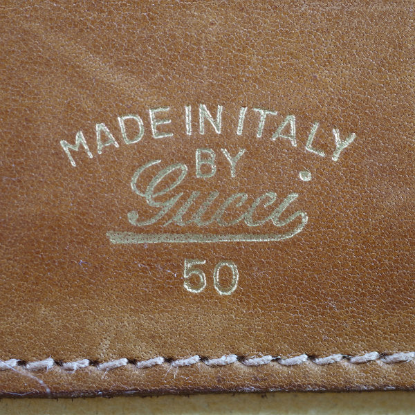 OLD Gucci  70S 流れ星ＧＧ柄スクエアショルダー(茶)