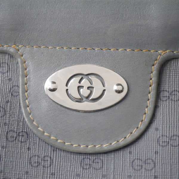 OLD Gucci レア!マイクロGGスクエアショルダー（グレー）
