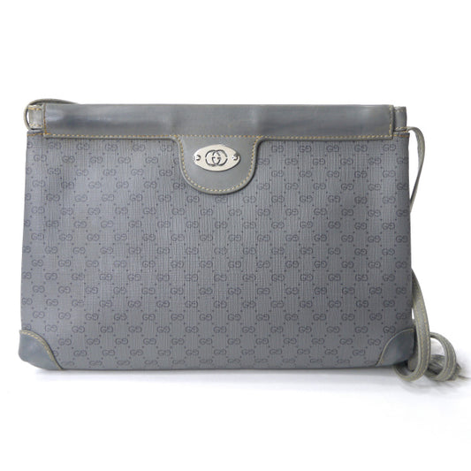 OLD Gucci レア!マイクロGGスクエアショルダー（グレー）