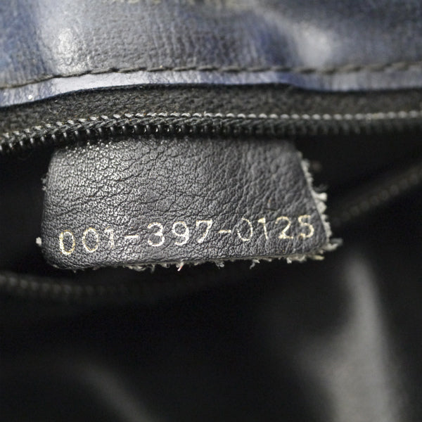 OLD Gucci デザインライン巾着ショルダー（グレー）