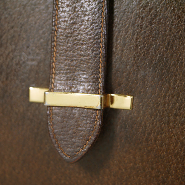 OLD Gucci 激レア!!飛び出るブリーフバッグ（茶）