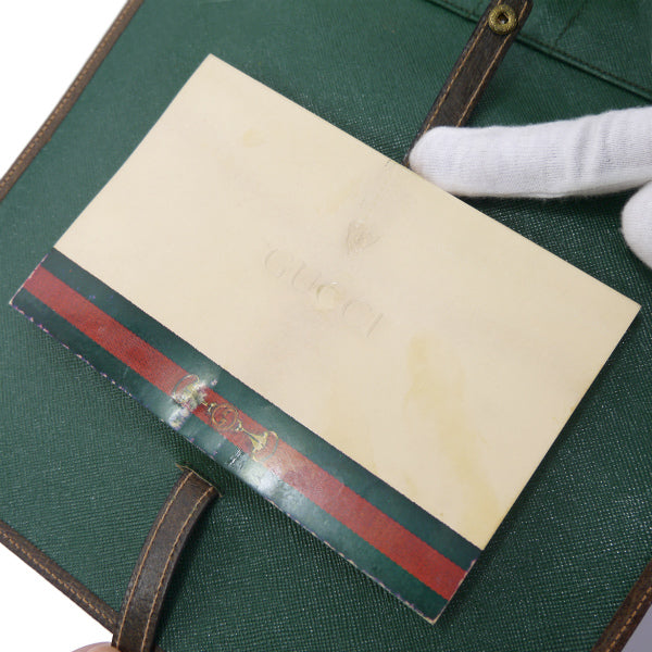 OLD Gucci 激レア!!飛び出るブリーフバッグ（茶）