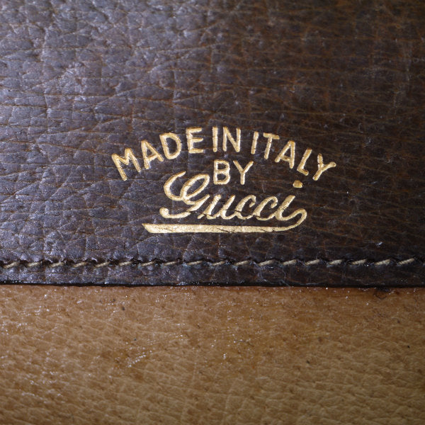 OLD Gucci 激レア!!飛び出るブリーフバッグ（茶）