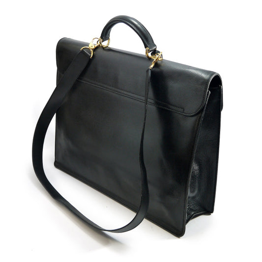 OLD Gucci ショルダー付きブリーフケース（黒）