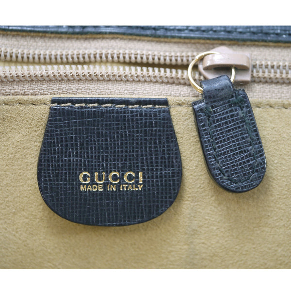 OLD Gucci ショルダー付きブリーフケース（黒）
