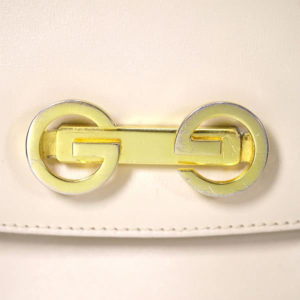 OLD Gucci　＜訳あり＞60sアイボリー2WAYGGショルダー