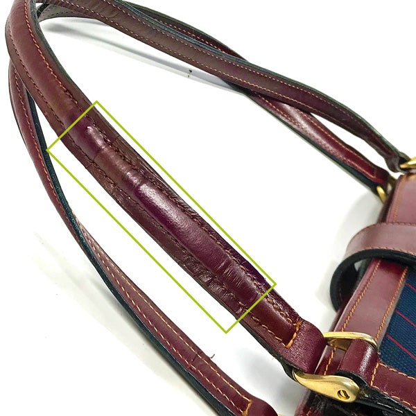 OLD Gucci  ＜訳あり＞レア!流れ星バッグ（紺×赤）