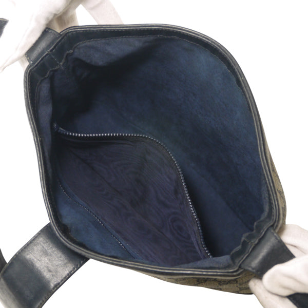 OLD Gucci インターロッキングG金具バケツ型ショルダー（青）