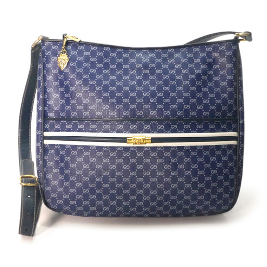 OLD Gucci 70sマイクロGG大型ショルダー（青）