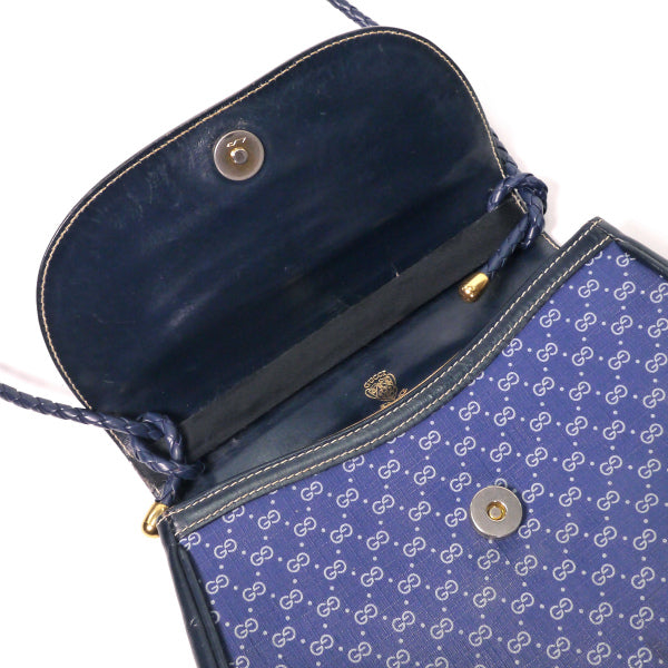 OLD Gucci マイクロGGラウンドショルダー（青）